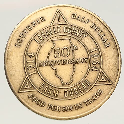 1964 1964 SAD američki poljoprivredni biro Ottawa Illinois Old So-Ca Coin Good