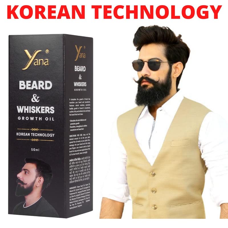 Yana Whiskers & Beard ulje za suho oštećene brade muškarci