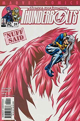 Thunderbolts 59 VF ; Marvel comic book / Nuff Said Songbird