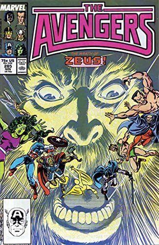 Avengers, 285 FN ; Marvel comic book / Zeus