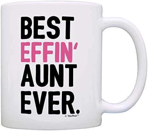 Tetka pokloni za žene najbolji Effin tetka ikad Funny tetka poklon Nova tetka pokloni od nećakinje šolja