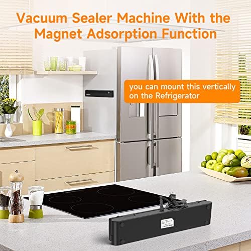 Mašina za vakuum za sačuvanje za sačuvanje hrane Sačuvanje vakuumskog zaptivača sa rezačem i 28 vrećica,