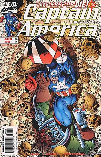 Kapetan Amerika 8 VF / NM; Marvel comic book / Live Kree Or Die 2