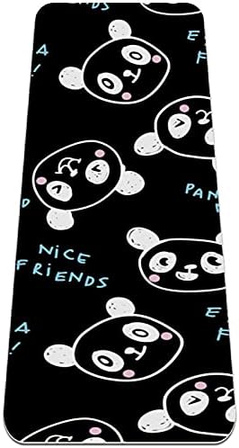 Siebzeh ruka povučena linija Cartoon Baby Panda Face Premium debeli Yoga Mat Eco Friendly gumeni zdravlje