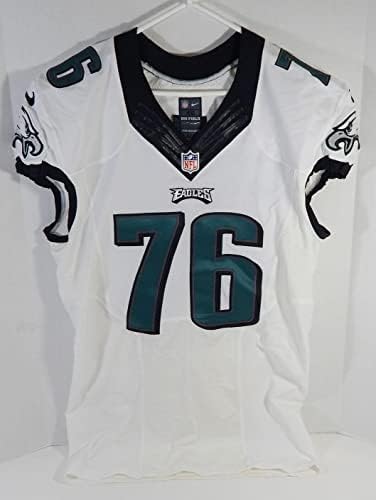 2014 Philadelphia Eagles Allen Barbre 76 Igra izdana Bijeli dres 46 + 4 730 - nepotpisana NFL igra rabljeni