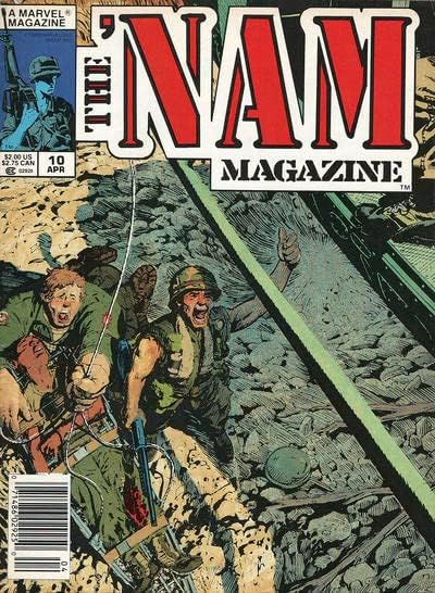 Nam Magazin, 10 FN ; Marvel comic book / Vijetnam Michael Golden