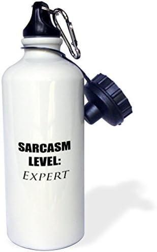 3Droza Expert sarkazm stručnjaka sportska boca za vodu, 21 oz, bijela