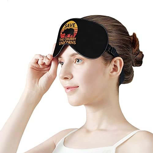 Spremi bucmast jednorog Sleep maska ​​za oči Slatka zauzeta očiju pokriva sjenilo za žene za žene Pokloni