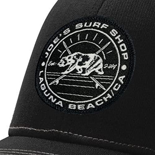 Joes Surf Shop Vintage Surfang Bear Hat, Snapback Trucker Hat, Podesiv