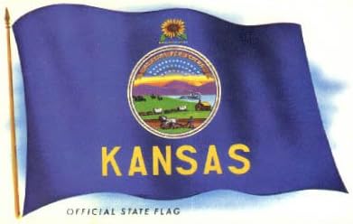 Državna zastava, Kansas, Razglednica