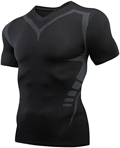 XXBR MENS Ljetni slobodno vrijeme Sports T Majica Modni rever 3D gradijentski kratkih rukava okrugli vrat