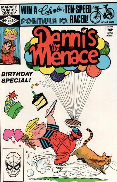 Dennis the Menace # 3 FN; Marvel comic book / Hank Ketcham