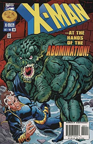 X-Man 20 VF / NM; Marvel comic book / nadvladati Steve Skroce Abomination