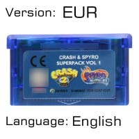 Romgame video igra Cartridge 32 bitna igra Console Console Card serijsko serije 1 EUR