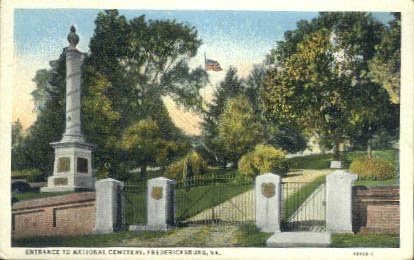 Fredericksburg, Virginia razglednica