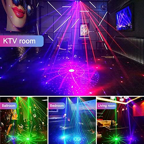 21 oči DJ Party Stroboskopi, RGB UV Disco Party Light Indoor Stage efekat osvetljenja LED projektor podrška