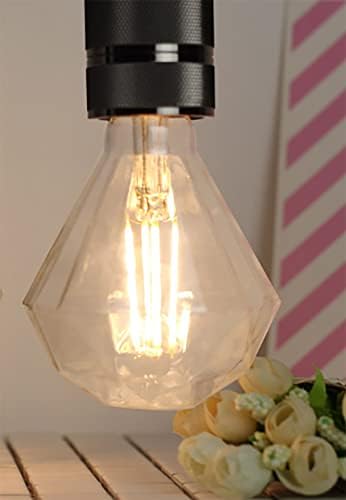 G95 4W LED žarulja sa žarnom niti E26 dijamantskog oblika dekorativna žarulja Clear Nostalgic LED Edison