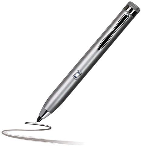 Navitech srebrni mini fine tačaka digitalna aktivna olovka kompatibilna sa Dell Latitude 7390 2in1