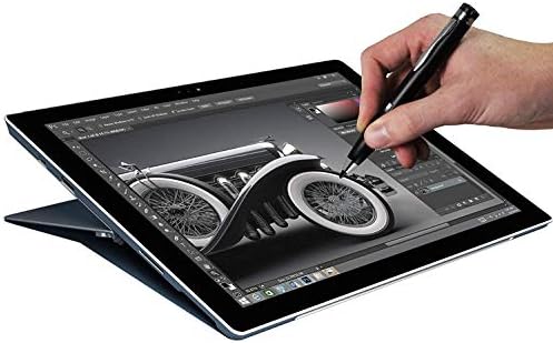 Bronel Black Mini fine tačke digitalne aktivne olovke kompatibilno sa Acer Chromebookom 11 CB3-132