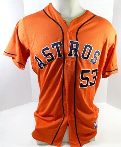 2013-19 Houston Astros 53 Igra Polovna narančasta dresova Ploča za name